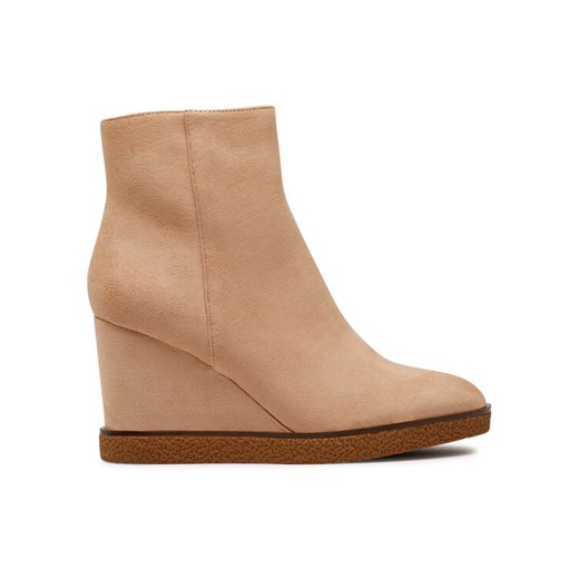 Botki JENNY LS5843-03 Beżowy ze sklepu eobuwie.pl w kategorii Botki - zdjęcie 181318004
