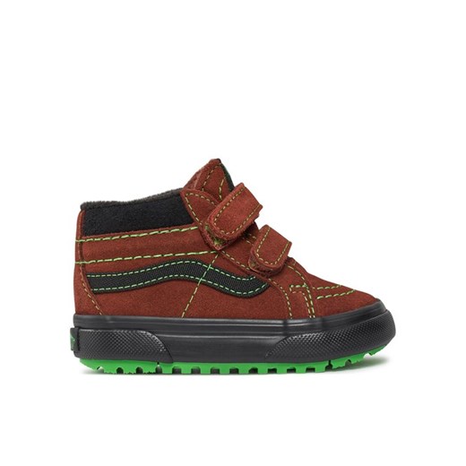 Trzewiki Vans Sk8-Mid Reissue V Mte-1 VN0A5KRNLNN1 Brązowy ze sklepu eobuwie.pl w kategorii Buciki niemowlęce - zdjęcie 181318340