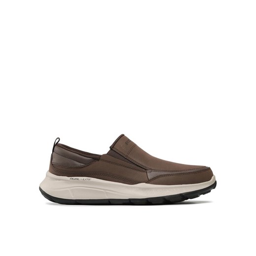 Półbuty Skechers Harvey 232517/CHOC Brązowy ze sklepu eobuwie.pl w kategorii Półbuty męskie - zdjęcie 181320604