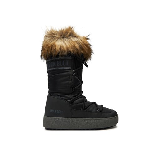 Śniegowce Moon Boot Ltrack Monaco Wp 80D2450190 Czarny Moon Boot 35 eobuwie.pl