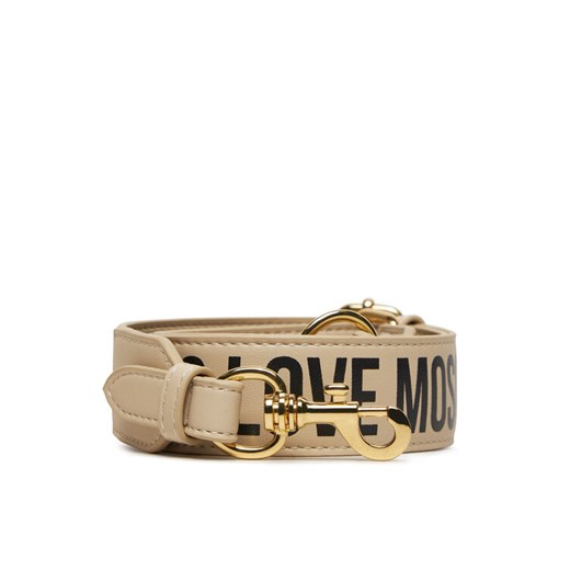 Wymienny pasek do torebki LOVE MOSCHINO JC6404PP1LLV111A Beżowy ze sklepu eobuwie.pl w kategorii Paski damskie - zdjęcie 181322284