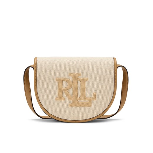 Torebka LAUREN RALPH LAUREN 431966759001 Beżowy ze sklepu eobuwie.pl w kategorii Listonoszki - zdjęcie 181322394