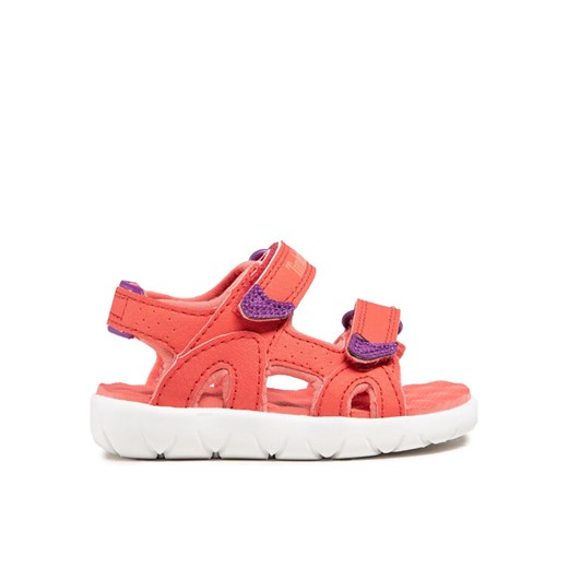 Sandały Timberland Perkins Row TB0A2D3C8011 Czerwony ze sklepu eobuwie.pl w kategorii Sandały dziecięce - zdjęcie 181322742
