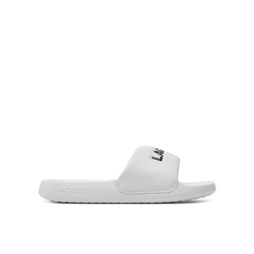 Klapki Lacoste Serve Slide 1.0 747CFA0032 Biały ze sklepu eobuwie.pl w kategorii Klapki damskie - zdjęcie 181322901