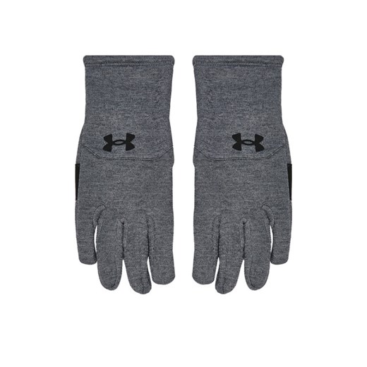Rękawiczki Męskie Under Armour UA Storm Fleece Gloves 1365958-025 Szary ze sklepu eobuwie.pl w kategorii Rękawiczki męskie - zdjęcie 181322950
