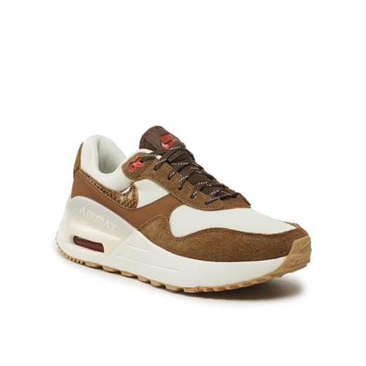 Sneakersy Nike Air Max System Se DX9504 100 Brązowy ze sklepu eobuwie.pl w kategorii Buty sportowe damskie - zdjęcie 181326684