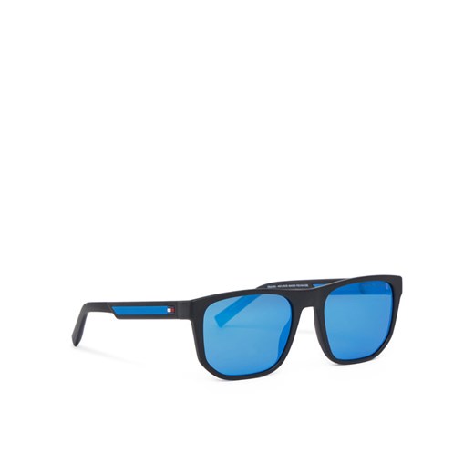 Okulary przeciwsłoneczne Tommy Hilfiger 2200/S 207893 Czarny ze sklepu eobuwie.pl w kategorii Okulary przeciwsłoneczne męskie - zdjęcie 181326823
