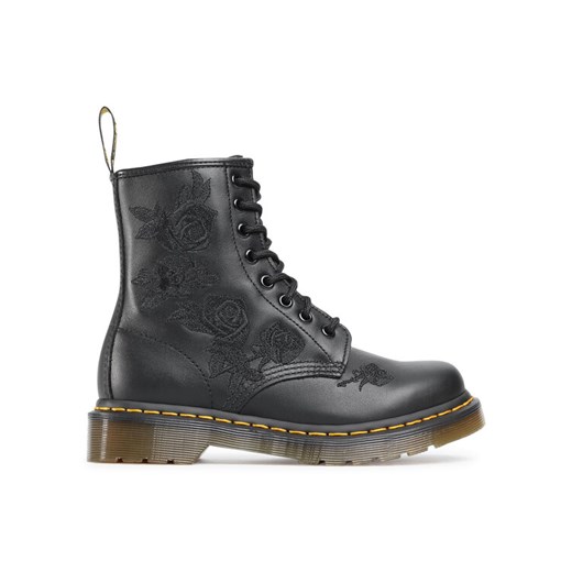 Glany Dr. Martens 1460 Vonda Mono 24985001 Czarny ze sklepu eobuwie.pl w kategorii Workery damskie - zdjęcie 181327400