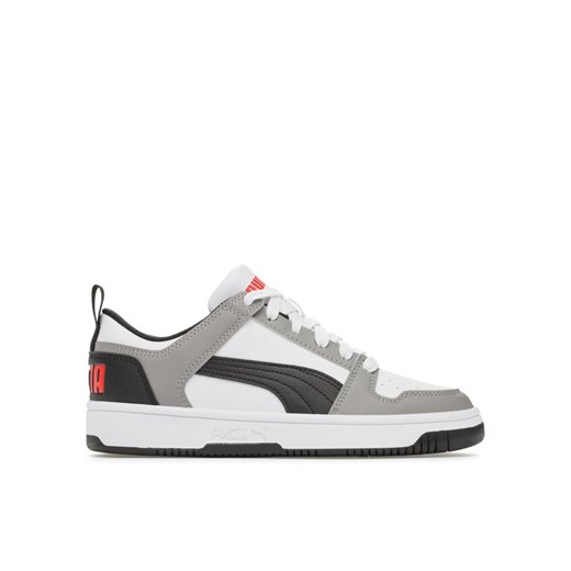 Sneakersy Puma Rebound Layup Lo Sl Jr 370490 20 Biały ze sklepu eobuwie.pl w kategorii Buty sportowe dziecięce - zdjęcie 181328000