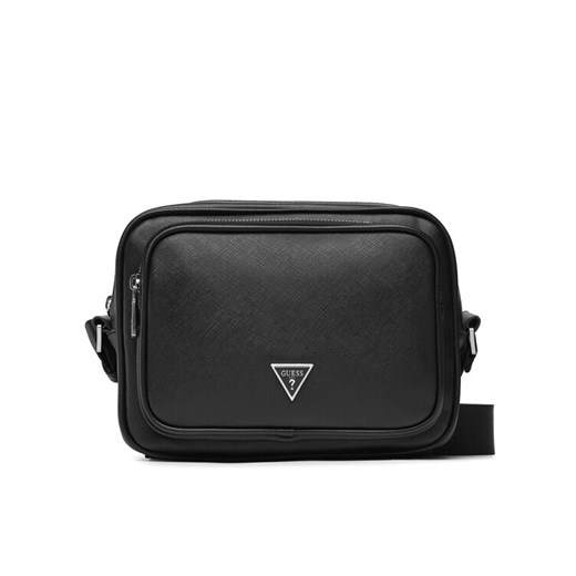 Saszetka Guess Cestosa Saffiano Smart HMECSA P3229 Czarny ze sklepu eobuwie.pl w kategorii Saszetki - zdjęcie 181332472