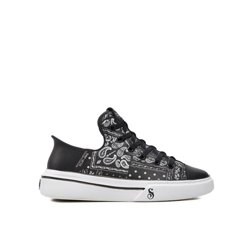 Sneakersy Skechers Snoop One-Double G 251017/BKW Czarny ze sklepu eobuwie.pl w kategorii Trampki męskie - zdjęcie 181332610