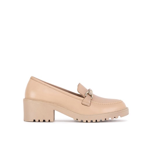 Loafersy Lasocki WB-RONA-22 Beżowy ze sklepu eobuwie.pl w kategorii Lordsy damskie - zdjęcie 181332951