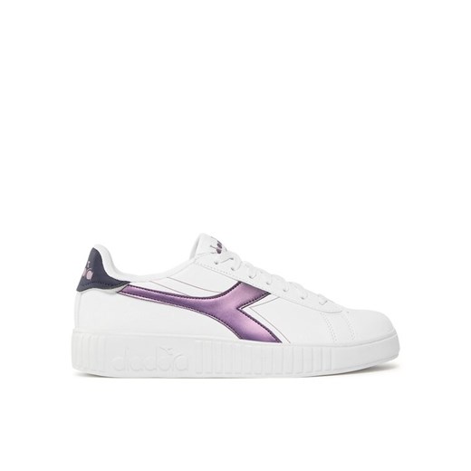 Sneakersy Diadora Step P Double Logo 101.178643-C0178 Biały ze sklepu eobuwie.pl w kategorii Trampki damskie - zdjęcie 181333204