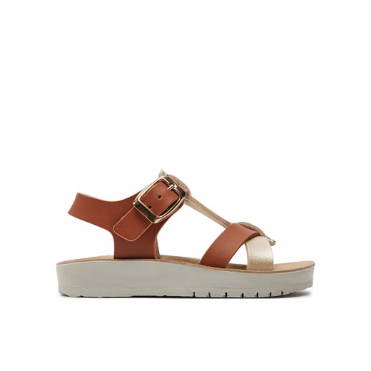 Sandały Geox J Sandal Costarei Gi J45EAG 05404 C5B2U M Beżowy ze sklepu eobuwie.pl w kategorii Sandały dziecięce - zdjęcie 181336324