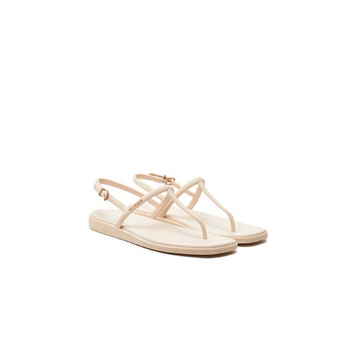 Sandały Crocs Miami Thong Sandal 209793 Beżowy Crocs 42_43 eobuwie.pl