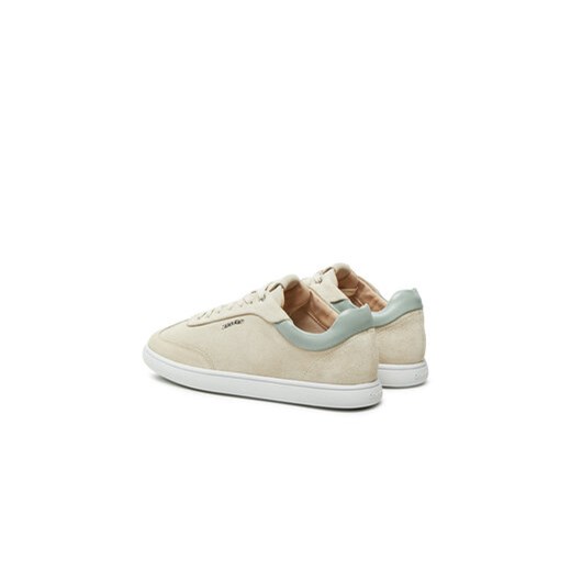 Sneakersy Calvin Klein Cupsole Lace Up - Sue HW0HW02436 Beżowy Calvin Klein 36 eobuwie.pl