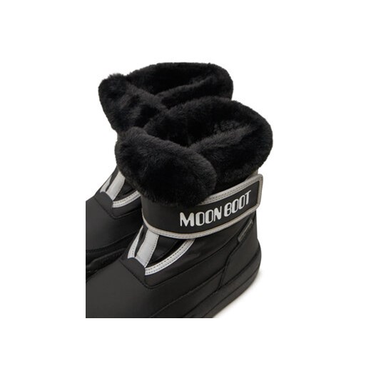 Śniegowce Moon Boot Junior Park Strap 80D3440030 Czarny Moon Boot 31 eobuwie.pl