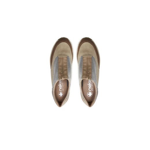 Sneakersy Rieker N4357-60 Beżowy Rieker 41 eobuwie.pl