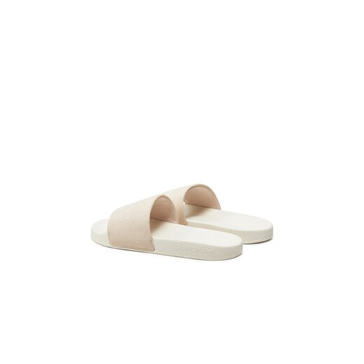 Klapki Calvin Klein Jeans Slide Monogram Co YW0YW00103 Różowy 37 eobuwie.pl