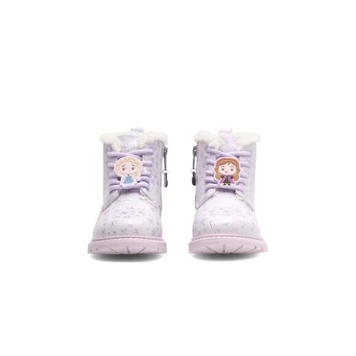 Botki Frozen AW23-103DFR Fioletowy 25 eobuwie.pl