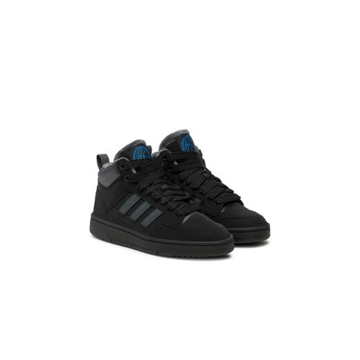 Sneakersy adidas Rapid Court Mid Winterized JR2804 Czarny 37_13 eobuwie.pl