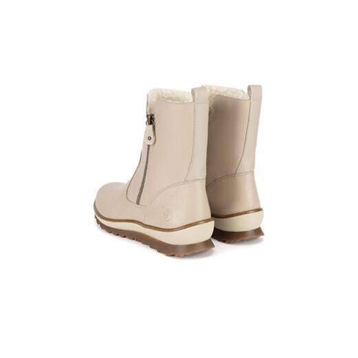 Botki Remonte R8482-60 Beżowy Remonte 38 eobuwie.pl