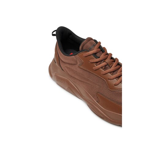 Sneakersy Hugo Leon Runn 50517096 Brązowy 43 eobuwie.pl