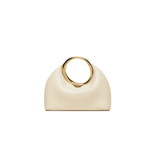 Torebka JACQUEMUS Mini ring handbag 241BA395 Écru Jacquemus 00 eobuwie.pl