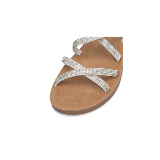 Sandały Clara Barson WSS20401-13 Biały Clara Barson 37 eobuwie.pl
