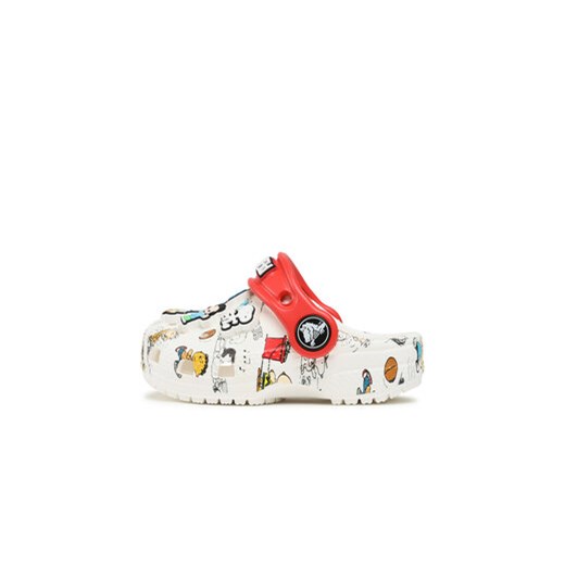 Klapki Crocs Crocs Peanuts Classic Clog T 208631 Biały Crocs 19_20 eobuwie.pl
