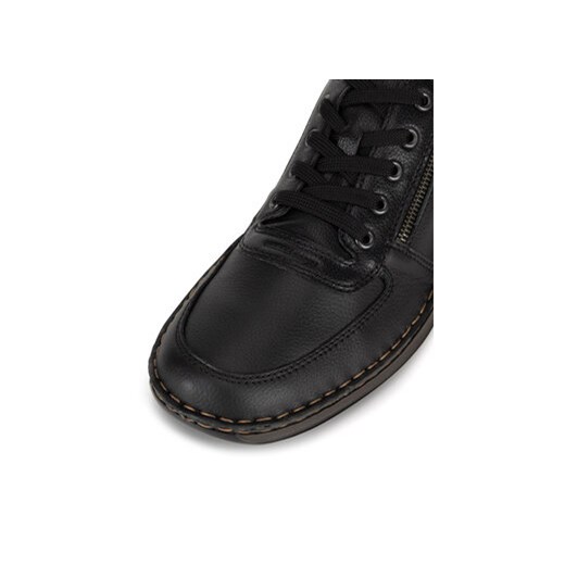 Półbuty Rieker 05228-00 Czarny Rieker 44 eobuwie.pl