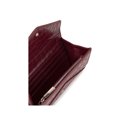 Portfel Gino Rossi 4W1-004-AW24 Bordowy Gino Rossi NOSIZE eobuwie.pl