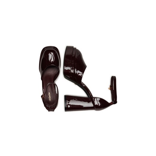 Półbuty DeeZee LW85478-6 Bordowy 36 eobuwie.pl