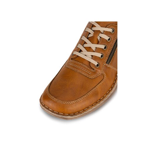 Półbuty Rieker 03030-25 Brązowy Rieker 46 eobuwie.pl