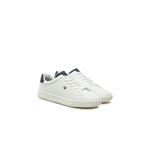 Sneakersy Tommy Hilfiger Low Cut Lace-Up Sneaker T3X9-33848-1355 S Biały Tommy Hilfiger 40 eobuwie.pl