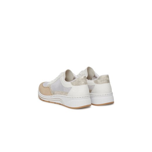 Sneakersy Rieker N6503-80 Biały Rieker 38 eobuwie.pl
