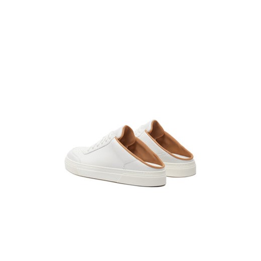Klapki Max Mara 2424766111600 Biały Max Mara 36 eobuwie.pl