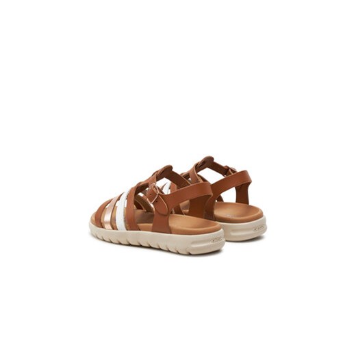 Sandały Geox J Sandal Soleima Gir J35GSB 043CF C6A7F S Brązowy Geox 29 eobuwie.pl