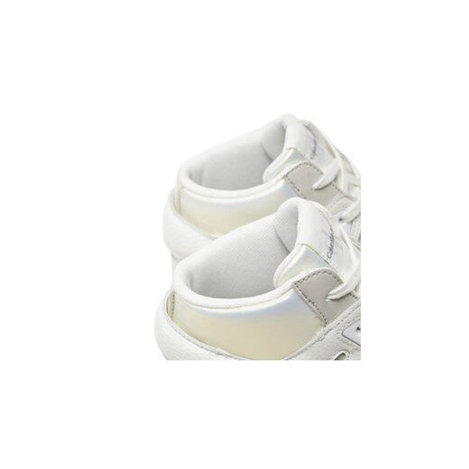 Sneakersy Calvin Klein Jeans Basket Cupsole High Mix Ml Mtr YW0YW01489 Biały 37 eobuwie.pl