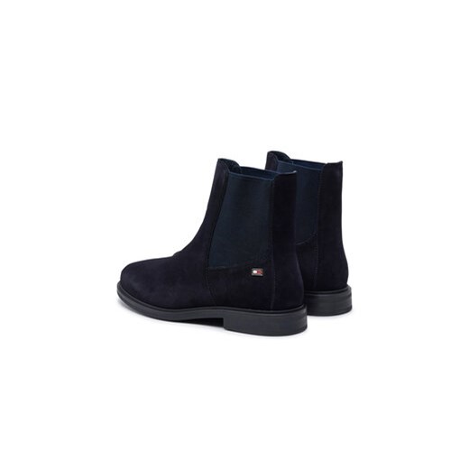 Sztyblety Tommy Hilfiger FW0FW08176 Granatowy Tommy Hilfiger 41 eobuwie.pl