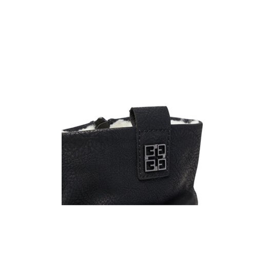 Botki Rieker Z9583-00 Czarny Rieker 36 eobuwie.pl