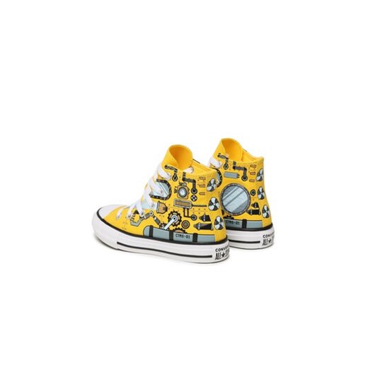 Trampki Converse Chuck Taylor All Star Hi A03576C Żółty Converse 30 eobuwie.pl