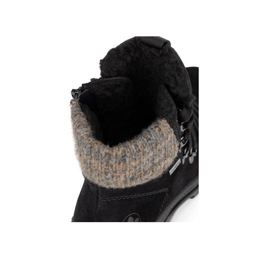 Botki Rieker X8200-00 Czarny Rieker 42 eobuwie.pl
