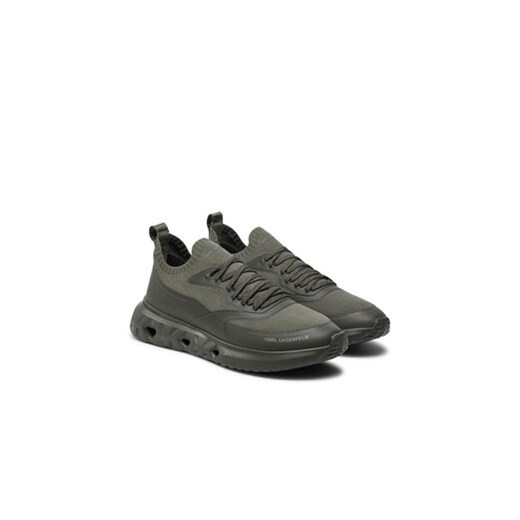 Sneakersy KARL LAGERFELD KL54616 Khaki Karl Lagerfeld 42 eobuwie.pl