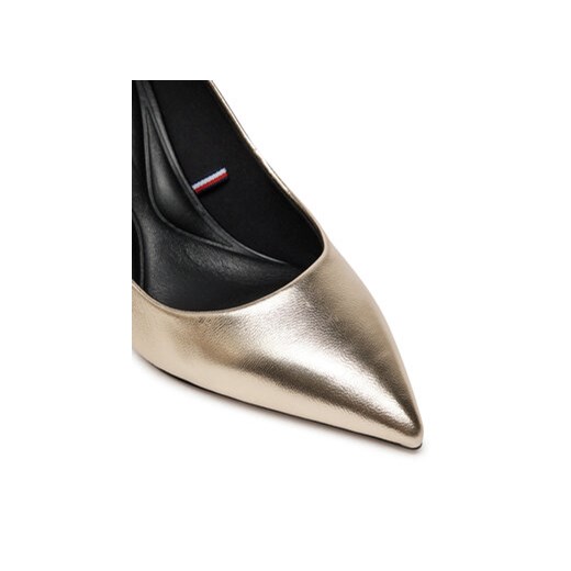Szpilki Tommy Hilfiger FW0FW08156 Złoty Tommy Hilfiger 41 eobuwie.pl