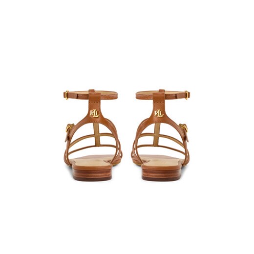 Sandały LAUREN RALPH LAUREN 802959977003 Brązowy 38 eobuwie.pl