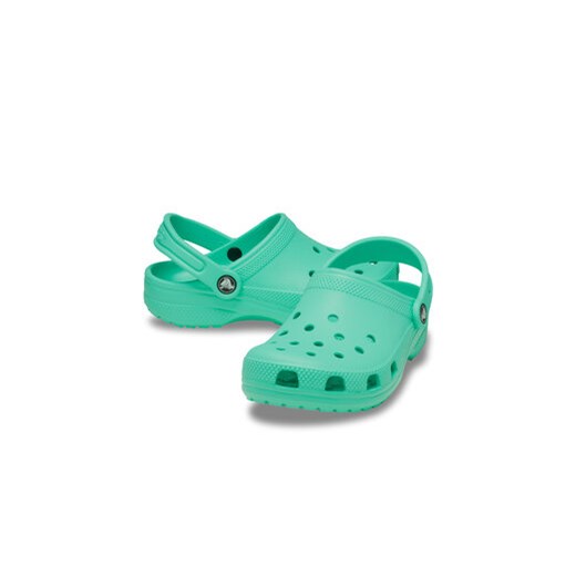 Klapki Crocs Classic Clog K 206991 Zielony Crocs 30_31 eobuwie.pl