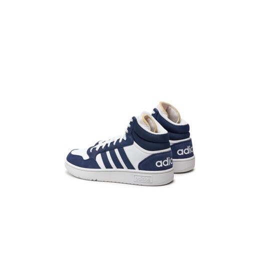 Sneakersy adidas Hoops 3 Mid Lifestyle Basketball Classic Vintage IG1432 Biały 42 eobuwie.pl