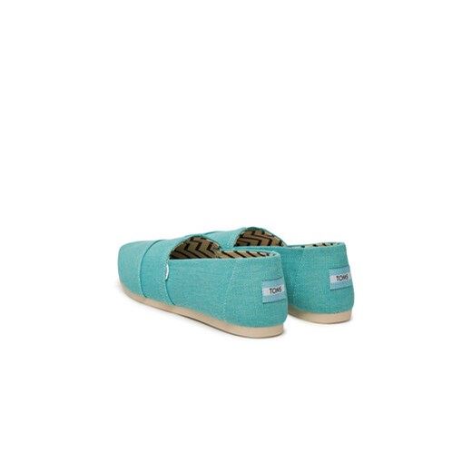 Półbuty Toms Alpargata Classic 10021939 Turkusowy Toms 40 eobuwie.pl