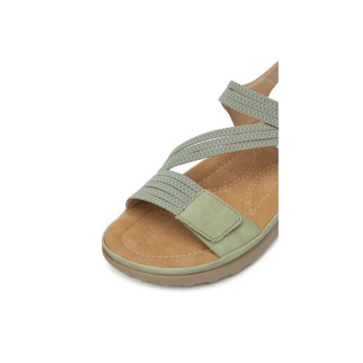 Sandały Rieker 64870-52 Zielony Rieker 40 eobuwie.pl